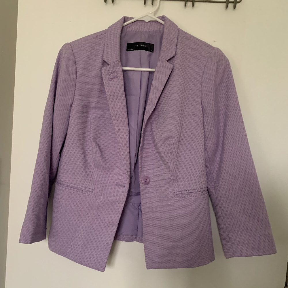 The Limited Purple Blazer Size Small